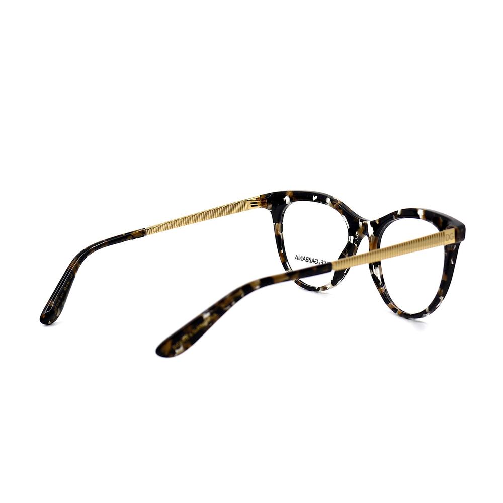 DOLCE&GABBANA DG3316 911 BLACK HAVANA AUTHENTIC EYEGLASSES FRAME - Picture 5 of 9